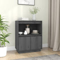 Home Garden Armadietti Laterali 3 pz Marrone e Nero 60x33.5x75 cm Legno Massello Mango