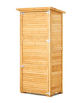 Portaoggetti VEVOR Grande Capannone in in Metallo Ripiani Pavimento Mobiletto Impermeabile con Struttura 800 x 500 x 1620 Legno per Esterni Capannone Porta per Patio Cortile Prato mm