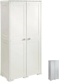 Armadietto Ecocab 2 Dimensioni 68 x 39 x 88 per la Raccolta Differenziata da Interno Esterno 2 vani separati. Materiale Plastica 7 cm