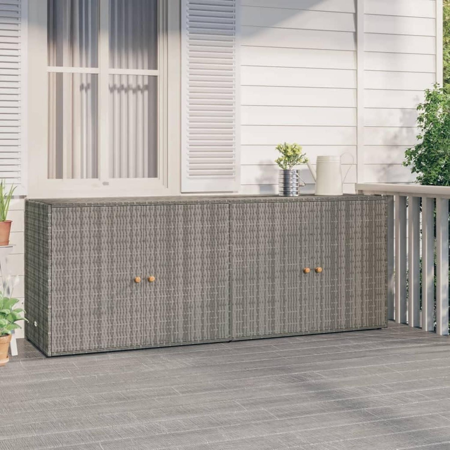 Keter Porta Attrezzi da giardino Store It Out Pro Finitura Effetto Legno Beige Marrone 145X82X125H cm