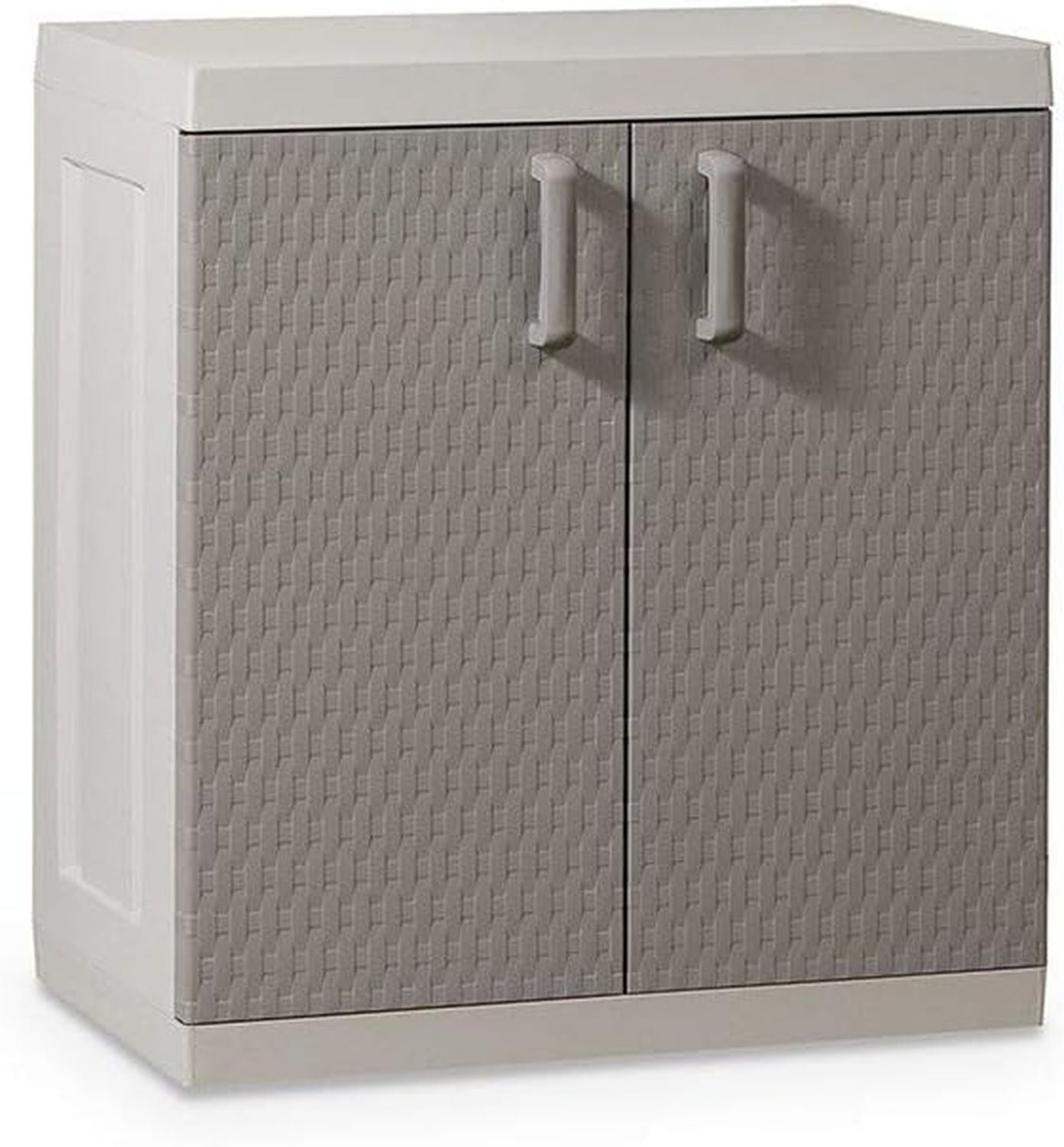 Credenza Casa Giardino con Luci LED cm 60.5 x 37 x 100 Nero